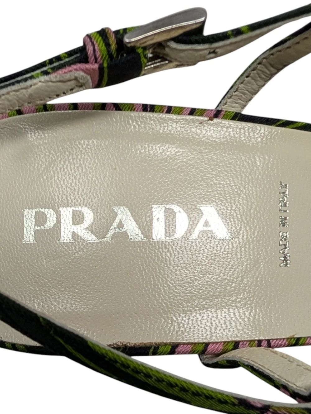 Prada x Holliday & Brown Vintage 2003 Tulip Platform Slingback Sandal 40 | 9.5